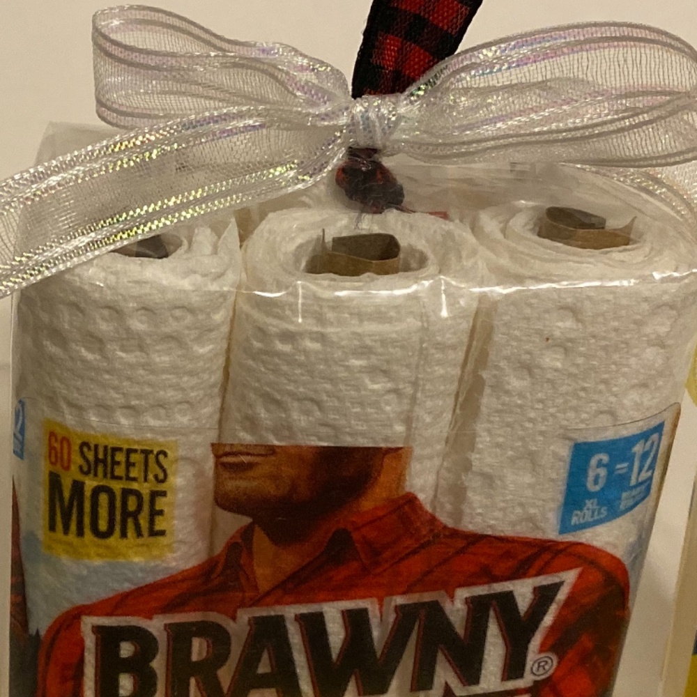 2020 Mini Homemade Ornament Paper Towels Brawny - Picture 3 of 4